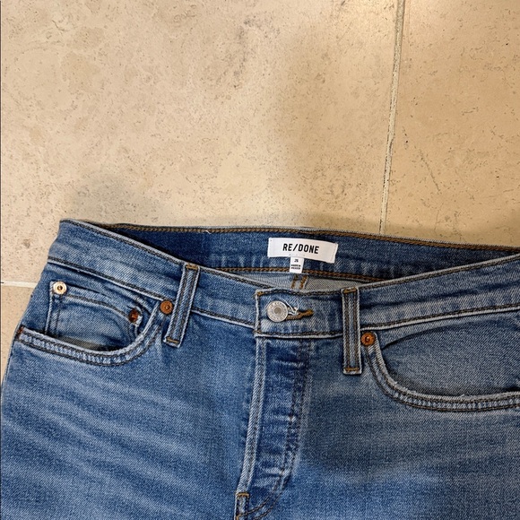 Re/Done Mid Rise Wide Leg West Coast Fade - Picture 3 of 6